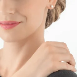 COEUR DE LION Ohrstecker-Ohrringe klassische Süßwasserperle Gold