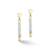COEUR DE LION Kristallohrringe-Ohrringe Little Twinkle Gold-Eisblau