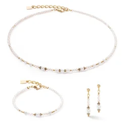 COEUR DE LION Ohrstecker-Ohrringe Little Twinkle Pearl Mix Weiß
