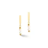 COEUR DE LION Ohrstecker-Ohrringe Shape Shifter Süßwasserperlen Gold