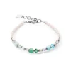 COEUR DE LION Echter Stein-Princess Shape Mix Armband Mintgrün