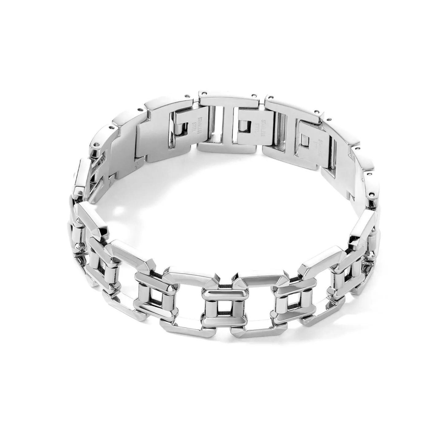 COEUR DE LION Edelstahlarmbänder-Schmuckarmband Edelstahl Silber