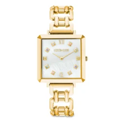 COEUR DE LION Uhren-Sehen Sie sich den Iconic Cube Golden Moments Statement Gold an