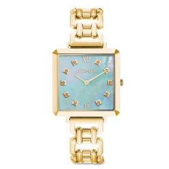 COEUR DE LION Uhren-Sehen Sie sich den ikonischen Cube Ocean Vibes Statement Gold an