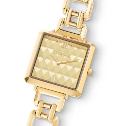 COEUR DE LION Uhren-Sehen Sie sich die ikonischen Cube Spikes Statement Gold an