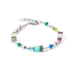 COEUR DE LION Echter Stein-Summer Dream Armband Mehrfarbig Pastell