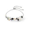 COEUR DE LION Kristallarmbänder-Tanzende Kristalle Armband Silber Schwarz