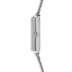 COEUR DE LION Uhren-Uhr Iconic Square Graphite Sunray Milanese Edelstahl