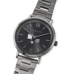 COEUR DE LION Unisex Edition-Uhr Round Statement Unisex Anthrazit Sunray Edelstahl Light Gun Metal