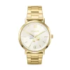COEUR DE LION Unisex Edition-Uhr Round Statement Unisex White Sunray Edelstahl Frosted Gold