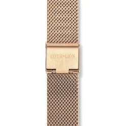 COEUR DE LION Uhren-Uhr Rund Mokka Matt Milanaise Edelstahl Roségold