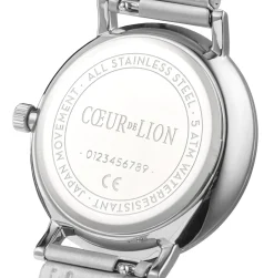 COEUR DE LION Uhren-Uhr Rund Perlmutt Milanaise Edelstahl Silber
