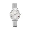 COEUR DE LION Uhren-Uhr Rund Silber Sunray Milanaise Edelstahl
