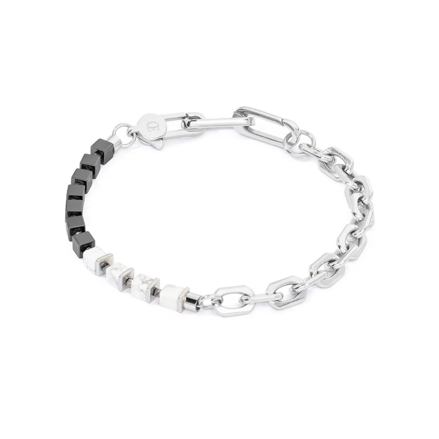 COEUR DE LION Unisex Edition-Unisex-Armband Fusion Link Chain Weiß