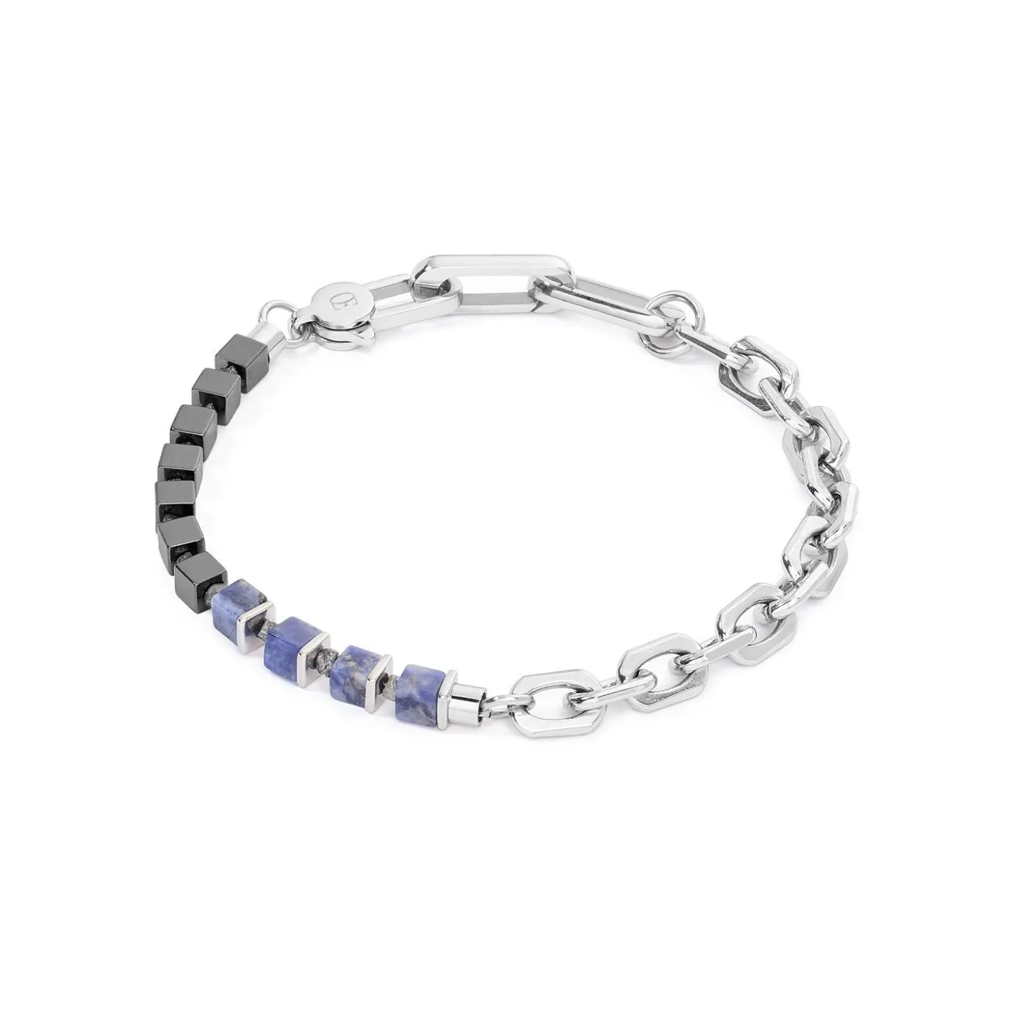 COEUR DE LION Unisex-Armbänder-Unisex-Armband Fusion Link Chain Blau