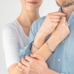 COEUR DE LION Unisex-Armbänder-Unisex-Armband Fusion Link Chain Weiß