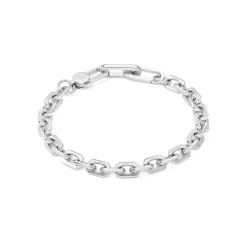 COEUR DE LION Aber-Unisex-Armband Gliederkette Silber